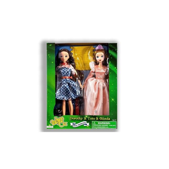 Oz 85Th Anniversary Dorothy, Toto & Glinda 11' Fashion Dolls Gift Set